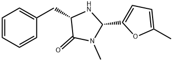 (2S,5S)-5-Benzyl-3-methyl-2-(5-methyl-2-furyl)-4-imidazolidinone, 95% 구조식 이미지