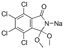 4,5,6,7-Tetrachloro-3,3-dimethoxy-2-sodioisoindolin-1-one Structure