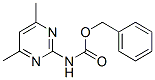 카르밤산,(4,6-디메틸-2-피리미디닐)-,페닐메틸에스테르(9CI) 구조식 이미지