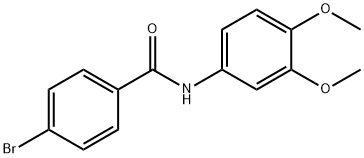 4-bromo-N-(3,4-dimethoxyphenyl)benzamide Structure