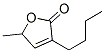 3-Butyl-5-methyl-2,5-dihydrofuran-2-one Structure