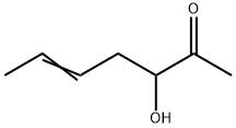 5-Hepten-2-one, 3-hydroxy- (9CI) Structure