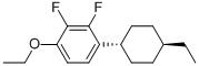 TRANS-1-ETHOXY-4-(4-ETHYL-CYCLOHEXYL)-2,3-DIFLUORO-BENZENE Structure
