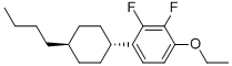 TRANS-1-(4-BUTYL-CYCLOHEXYL)-4-ETHOXY-2,3-DIFLUORO-BENZENE Structure