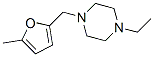 Piperazine, 1-ethyl-4-[(5-methyl-2-furanyl)methyl]- (9CI) 구조식 이미지