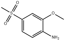 4-Methanesulfonyl-2-Methoxyaniline 구조식 이미지