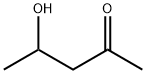 4-hydroxypentan-2-one Structure