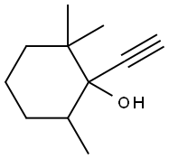 1-에티닐-2,2,6-트리메틸시클로헥산올,(E)+(Z) 구조식 이미지