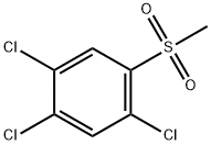 1,2,4-trichloro-5-methylsulfonyl-benzene Structure