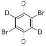 1,4-DIBROMOBENZENE-D4 Structure