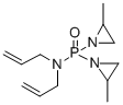 Bis(2-methyl-1-aziridinyl)diallylaminophosphine oxide Structure