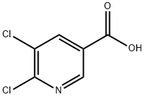 5,6-Dichloronicotinic acid Structure