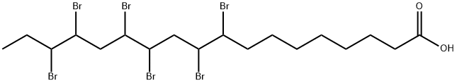 HEXABROMOSTEARIC ACID Structure