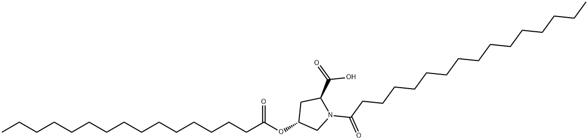 Dipalmitoyl hydroxyproline Structure