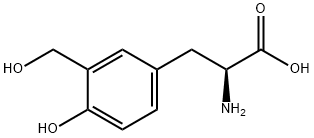 (S)-2-aMino-3-(4-hydroxy-3-(hydroxyMethyl)phenyl)propanoic acid Structure