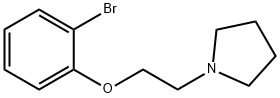 1-[2-(2-BROMOPHENOXY)ETHYL]-PYRROLIDINE Structure