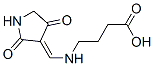 Butanoic acid, 4-[[(2,4-dioxo-3-pyrrolidinylidene)methyl]amino]- (9CI) Structure