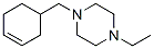 Piperazine, 1-(3-cyclohexen-1-ylmethyl)-4-ethyl- (9CI) Structure