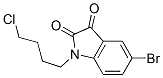 5-BROMO-1-(4-CHLORO-BUTYL)-1H-INDOLE-2,3-DIONE Structure