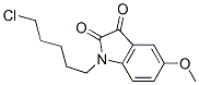 1-(5-CHLORO-PENTYL)-5-METHOXY-1H-INDOLE-2,3-DIONE Structure