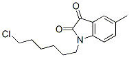 1-(6-CHLORO-HEXYL)-5-METHYL-1H-INDOLE-2,3-DIONE Structure