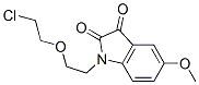 1-[2-(2-CHLORO-ETHOXY)-ETHYL]-5-METHOXY-1H-INDOLE-2,3-DIONE Structure