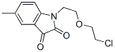 1-[2-(2-CHLOROETHOXY)ETHYL]-5-METHYL-1H-INDOLE-2,3-DIONE Structure