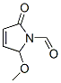 1H-Pyrrole-1-carboxaldehyde, 2,5-dihydro-2-methoxy-5-oxo- (9CI) 구조식 이미지