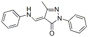 5-Methyl-2-phenyl-4-[(phenylamino)methylene]-2H-pyrazol-3(4H)-one 구조식 이미지