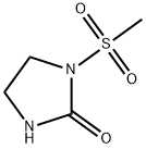 1-Methanesulfonyl-2-imidazolidinone  구조식 이미지