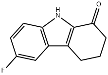 6-fluoro-2,3,4,9-tetrahydro-1H-carbazol-1-one 구조식 이미지