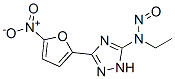 5-(N-Ethyl-N-nitrosoamino)-3-(5-nitro-2-furyl)-1H-1,2,4-triazole 구조식 이미지