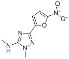 1,N-Dimethyl-3-(5-nitrofuran-2-yl)-1H-1,2,4-triazol-5-amine Structure