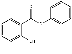 phenyl 3-methylsalicylate Structure