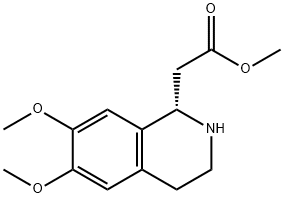 417725-91-8 1-Isoquinolineacetic acid, 1,2,3,4-tetrahydro-6,7-dimethoxy-, methyl ester, (1S)-