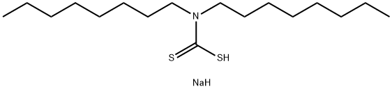 나트륨디옥틸디티오카바메이트 구조식 이미지