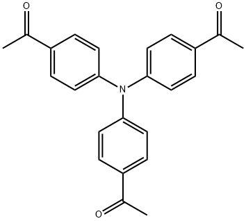 4,4′,4"-트리아세틸트리페닐아민 구조식 이미지