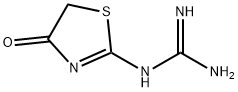 N-(4-옥소-4,5-디하이드로-1,3-티아졸-2-일)구아니딘 구조식 이미지
