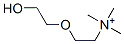 O-(2-hydroxyethyl)choline Structure