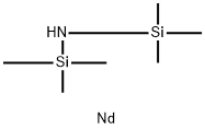 Tris[bis(trimethylsilyl)amido]neodymium 구조식 이미지