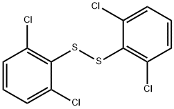 Disulfide, bis(2,6-dichlorophenyl)- Structure