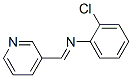 2-클로로-N-(3-피리디닐메틸렌)벤젠아민 구조식 이미지