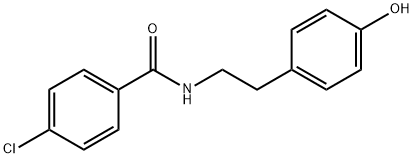 N-(4-Chlorobenzoyl)-tyramine 구조식 이미지