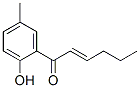 (E)-1-(2-Hydroxy-5-methylphenyl)-2-hexen-1-one 구조식 이미지