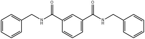 1,3-벤젠디카르복사미드,N,N'-비스(페닐메틸)- 구조식 이미지