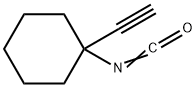 Cyclohexane, 1-ethynyl-1-isocyanato- (9CI) Structure