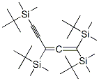 3,4-Pentadien-1-yne-1,3-diyl-5-ylidenetetrakis[(1,1-dimethylethyl)dimethylsilane] 구조식 이미지