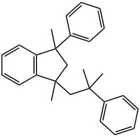 1,3-dimethyl-1-(2-methyl-2-phenylpropyl)-3-phenylindan 구조식 이미지