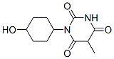 1-(4-Hydroxycyclohexyl)-5-methylbarbituric acid Structure