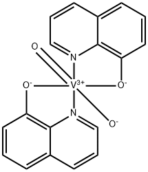 OXOHYDROXYBIS(8-HYDROXYQUINOLINO)VANADIUM(V) Structure